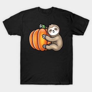 Sloth Pumpkin T-Shirt